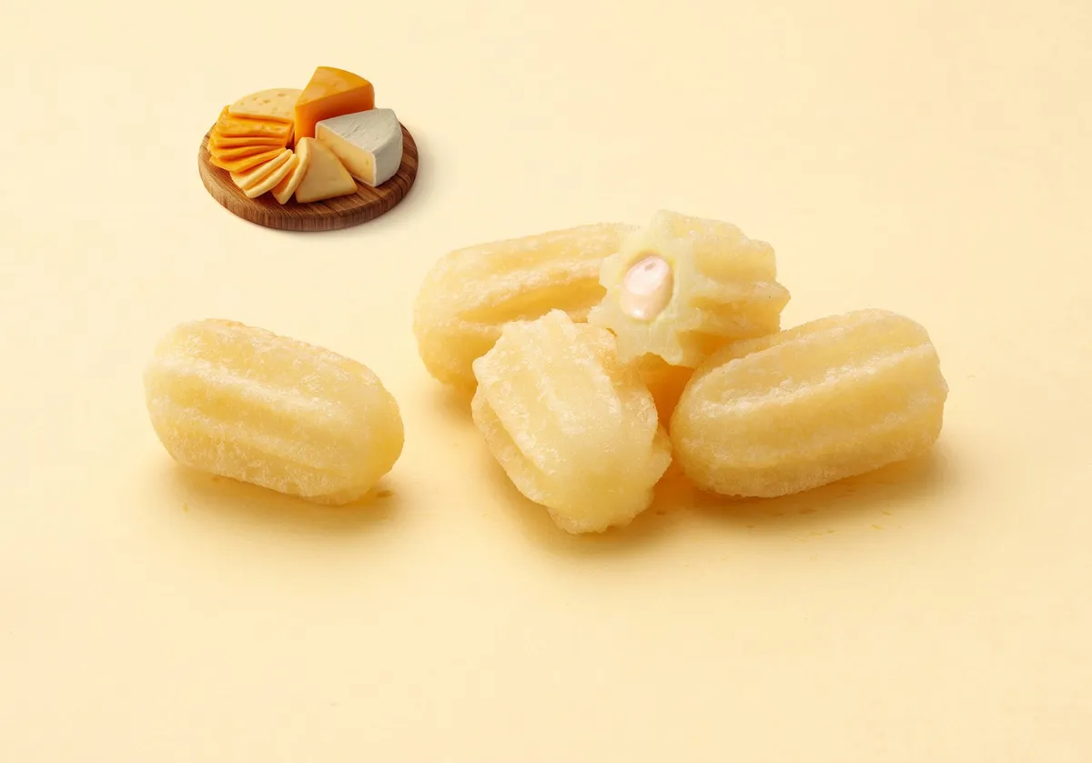 まろやかな味わいの4種のチーズ味チュロス