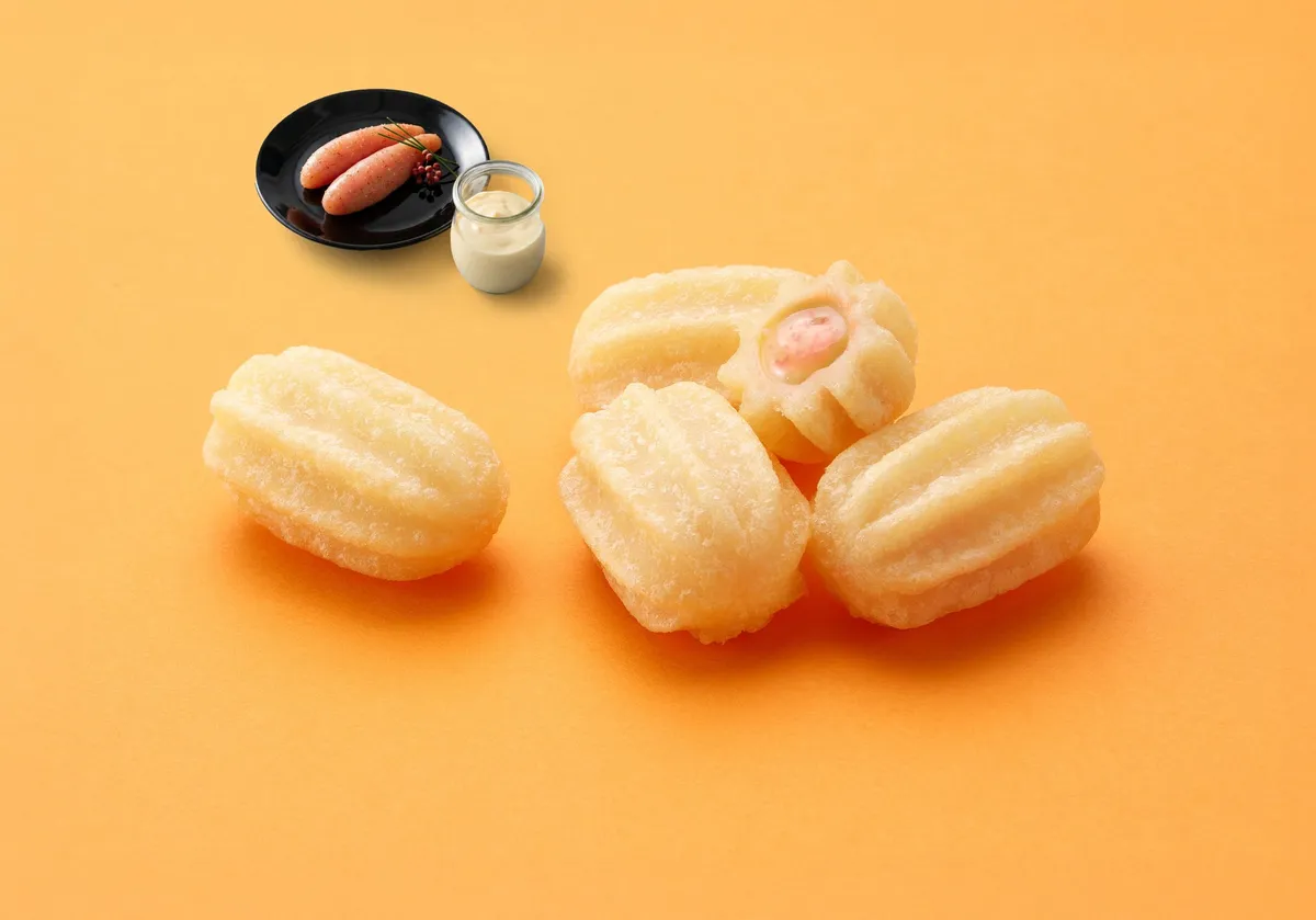 ピリッとした辛みがアクセントの博多めんたいマヨ味