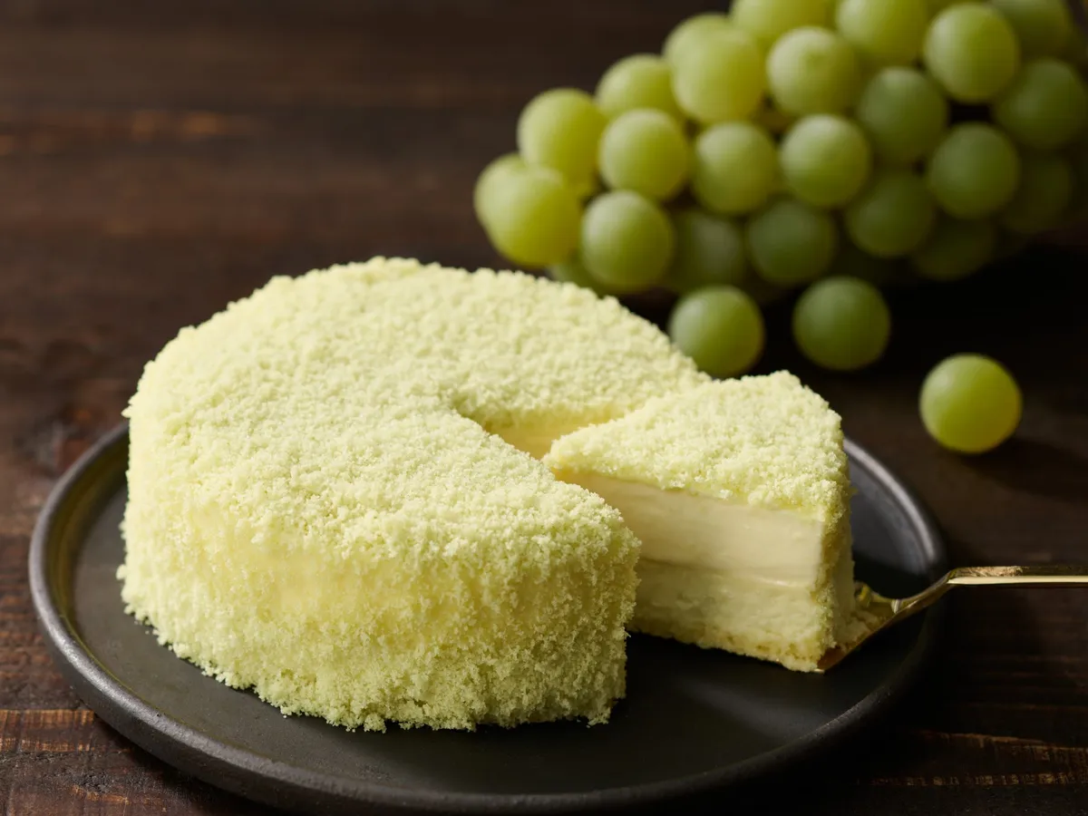 ナイアガラの爽やかな香りが広がるチーズケーキ
