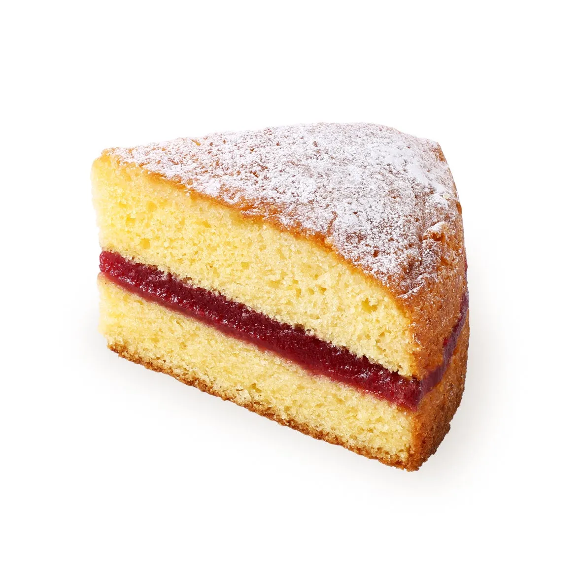 フランボワーズジャムをサンドしたヴィクトリアケーキ