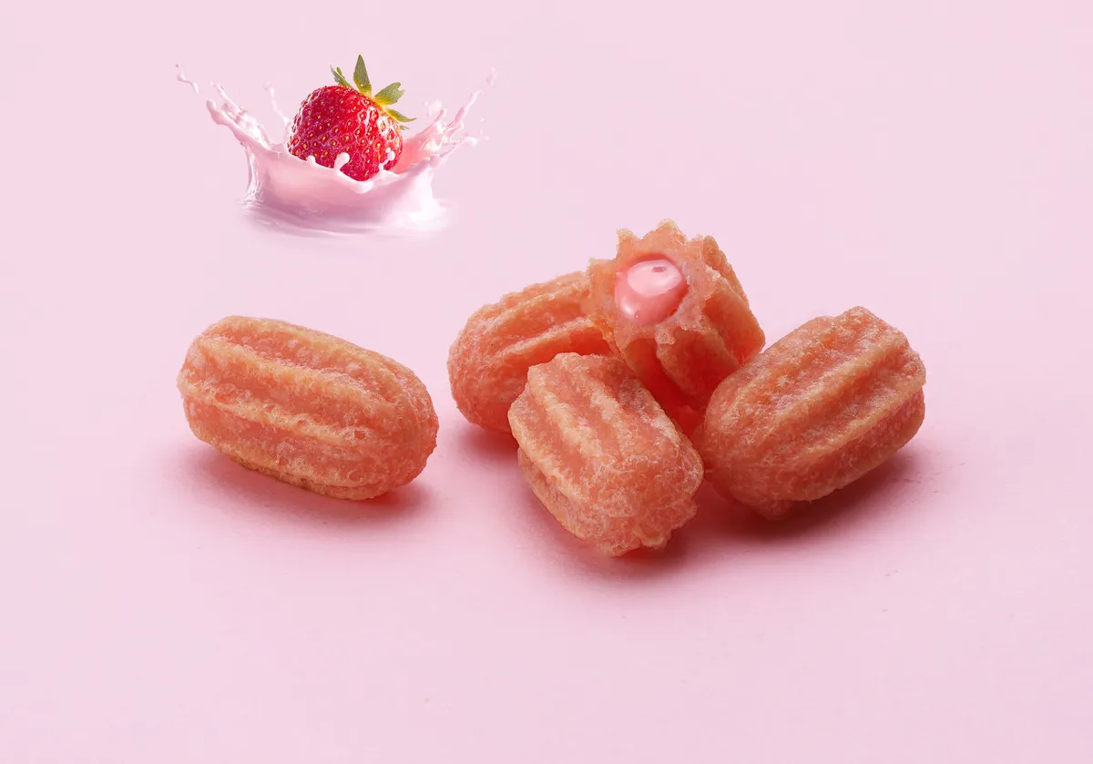 甘酸っぱい香りが広がるいちごクリーム味
