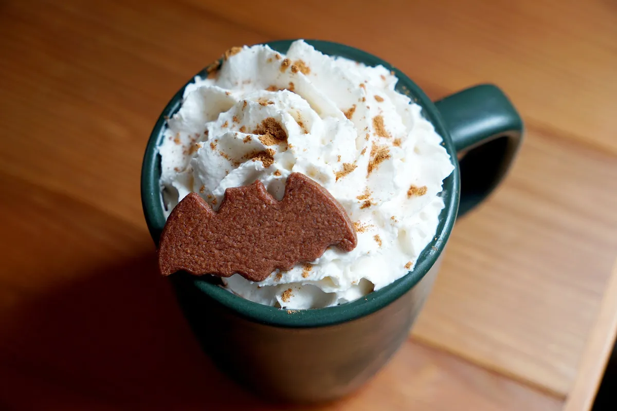 ハロウィン限定のホットチョコレート