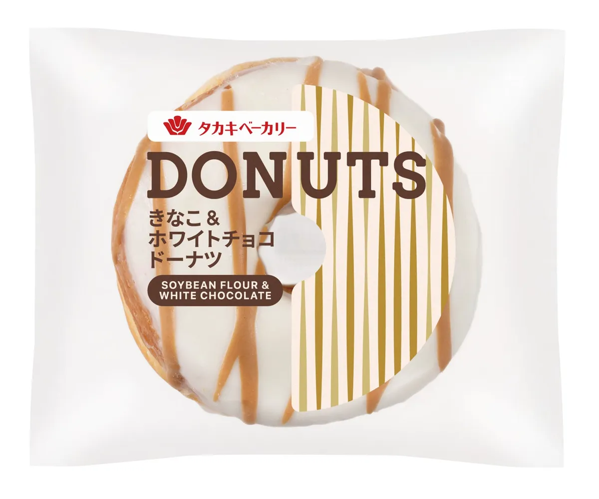きなこ＆ホワイトチョコドーナツのパッケージ