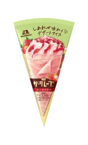 森永製菓「ザ・クレープ<ストロベリー>」登場!初のピンク生地&もちもち食感がいちご尽くしで贅沢すぎる