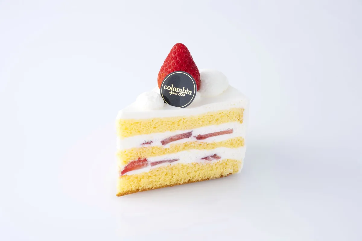 リニューアルされたショートケーキのアップ