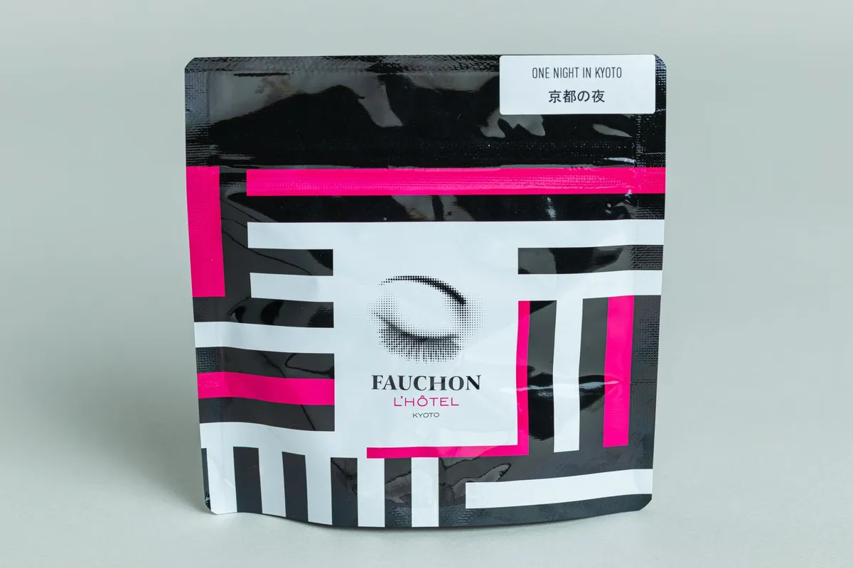 フォションホテル京都オリジナル紅茶ワンナイトインキョウトのパッケージ