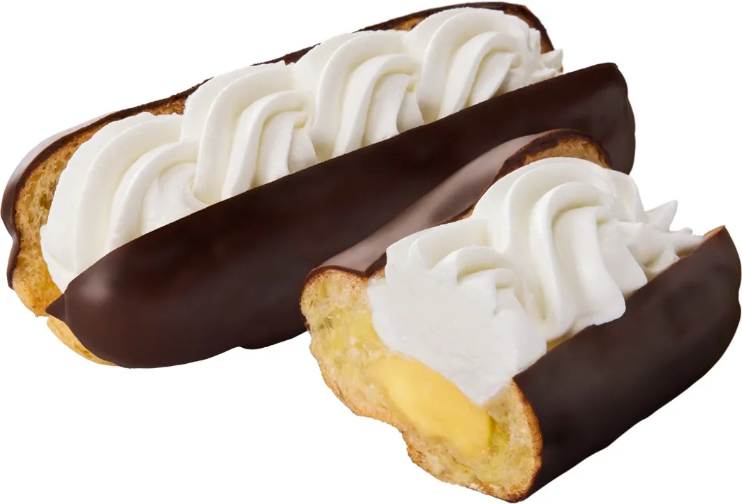 ホイップたっぷりのダブルクリームエクレア